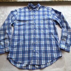 Vineyard Vines Classic-Fit Tucker Shirt Blue/Pink Plaid Button-Up Men’s Size M